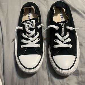 Converse Black and White SLIP ON Sneakers
